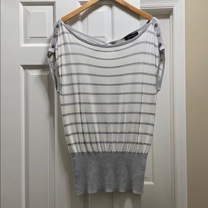 Cap sleeve summer sweater
